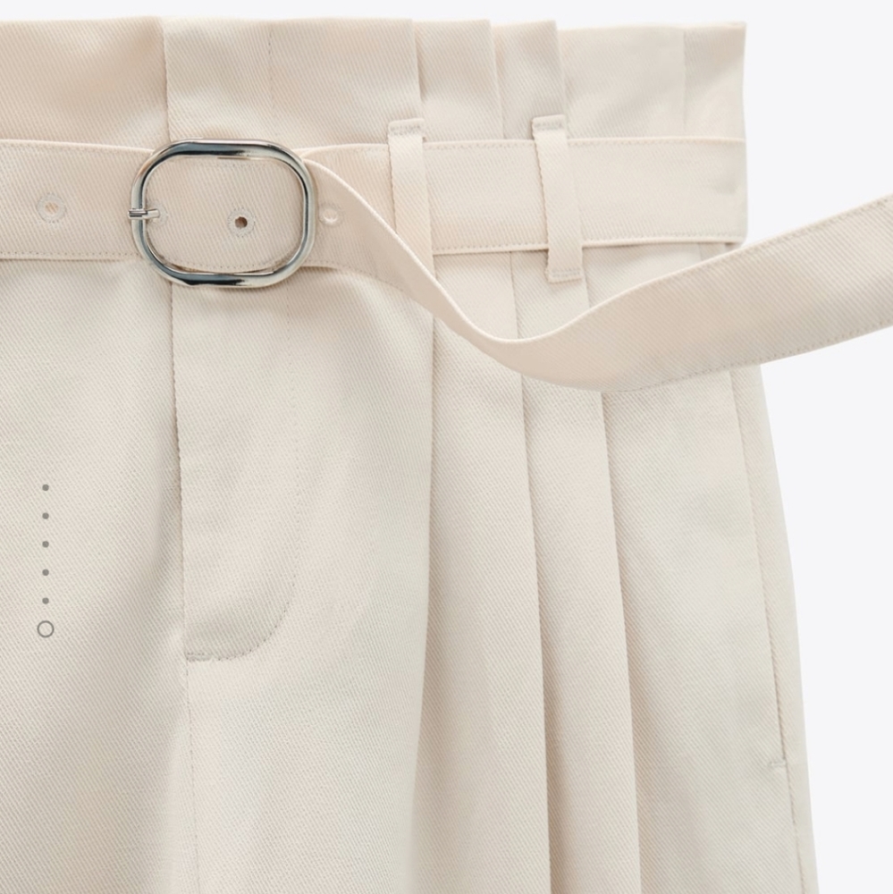 Zara wide leg belted pants - Picture 6 of 6